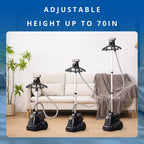 Restored SALAV X3 Professional Garment Steamer, Navy (Refurbished)