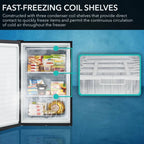 Whynter 3.0 cu. ft. Energy Star Upright Freezer with Lock �C Stainless Steel (Cuf-301SS)