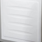 Resenkos 1.1 Cu.Ft Countertop Mini Freezer, Compact Upright Freezer with Removable Shelves, Red