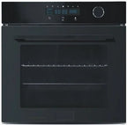 2025 New Single Wall Oven 24" Electric, 3000W Gas, 8 Cooking Functions, Convection Cooking, Touch Screen & Mechanical Knobs, Stainless Steel Built-in 2.5 Cu.ft.