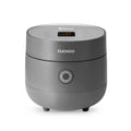CUCKOO Rice Cooker 6 Cups Cooked, Warmer, Nonstick Pot and Fuzzy Logic Tech in Gray (CR-0375FG)