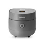 CUCKOO Rice Cooker 6 Cups Cooked, Warmer, Nonstick Pot and Fuzzy Logic Tech in Gray (CR-0375FG)