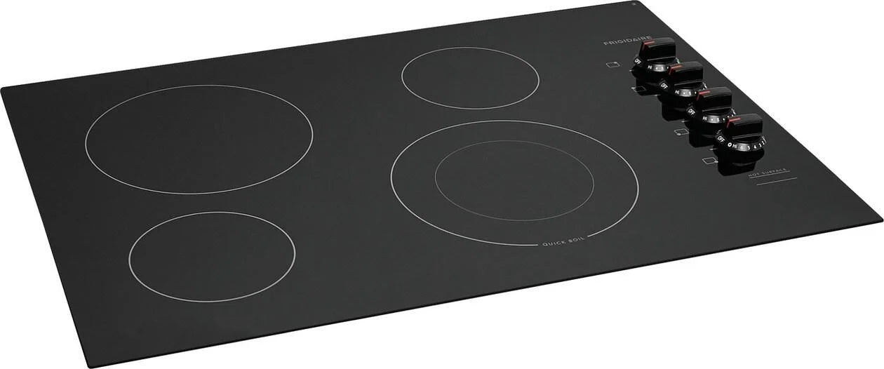 Frigidaire FFEC3025UB Electric Cooktop, 30", Black.