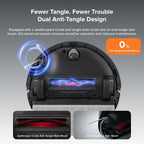 Roborock Q10 X5 Robot Vacuum and Mop Combo, 10,000 Pa Suction, Auto Mop Lifting, Reactive Tech Obstacle Avoidance, PreciSense LiDAR