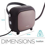 Ivation Steam Cleaner, Powerful Multipurpose Steamer w/ 18 Accessories