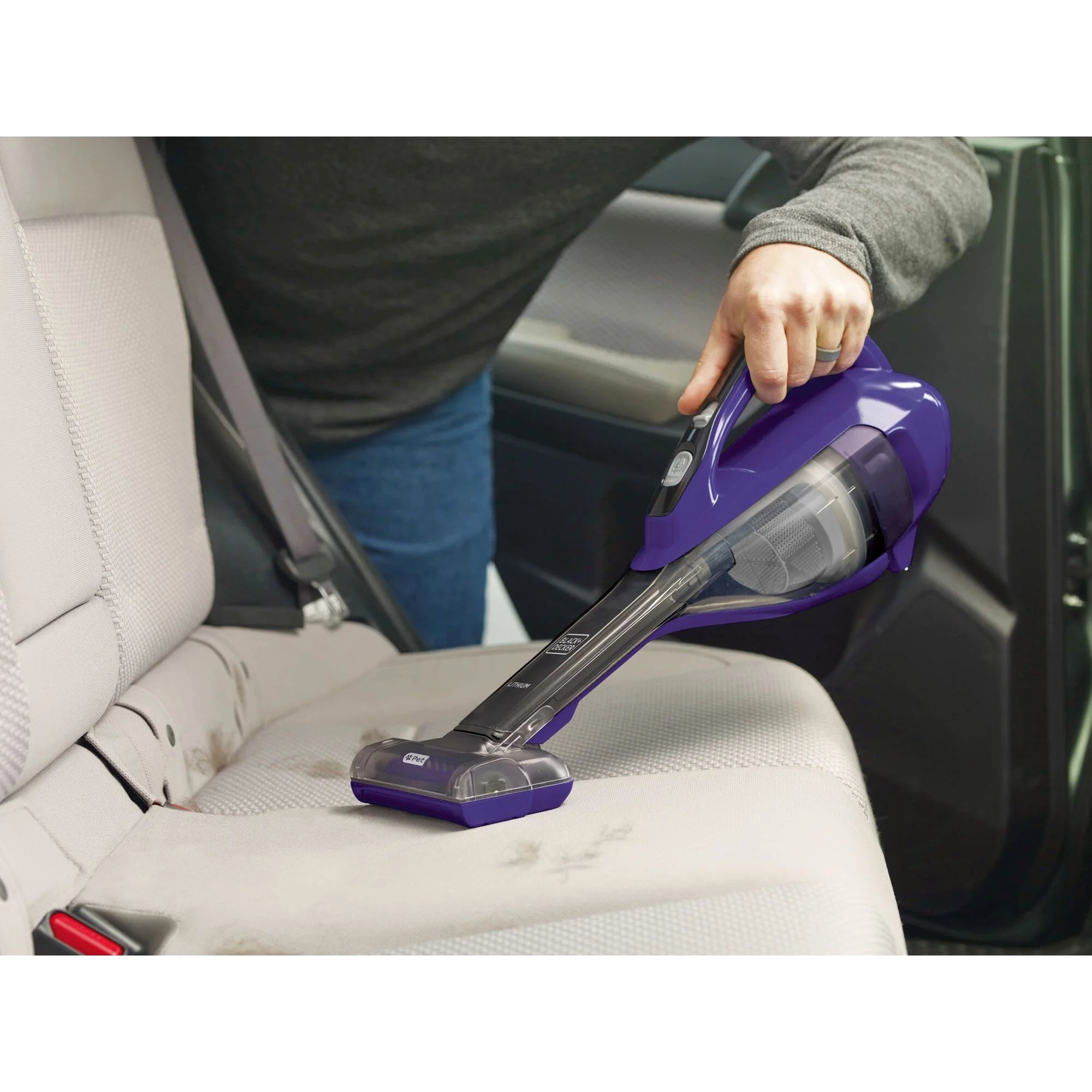 BLACK+DECKER Dustbuster furbuster AdvanceClean Cordless Pet Handheld Vacuum, HLVA325JP07