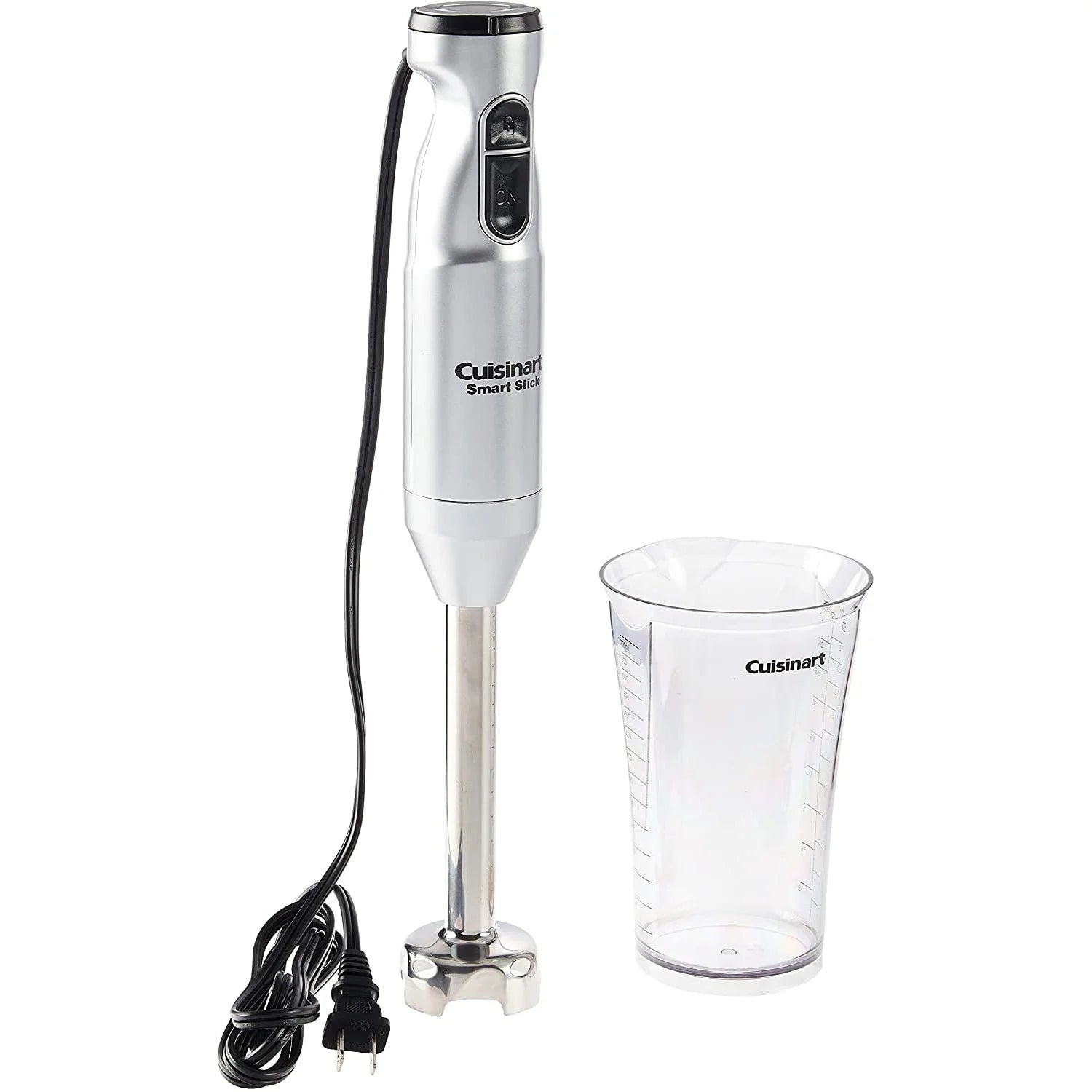 Cuisinart ICE-70 Electronic Ice Cream Maker, Brushed Chrome + Smart Stick Hand Blender