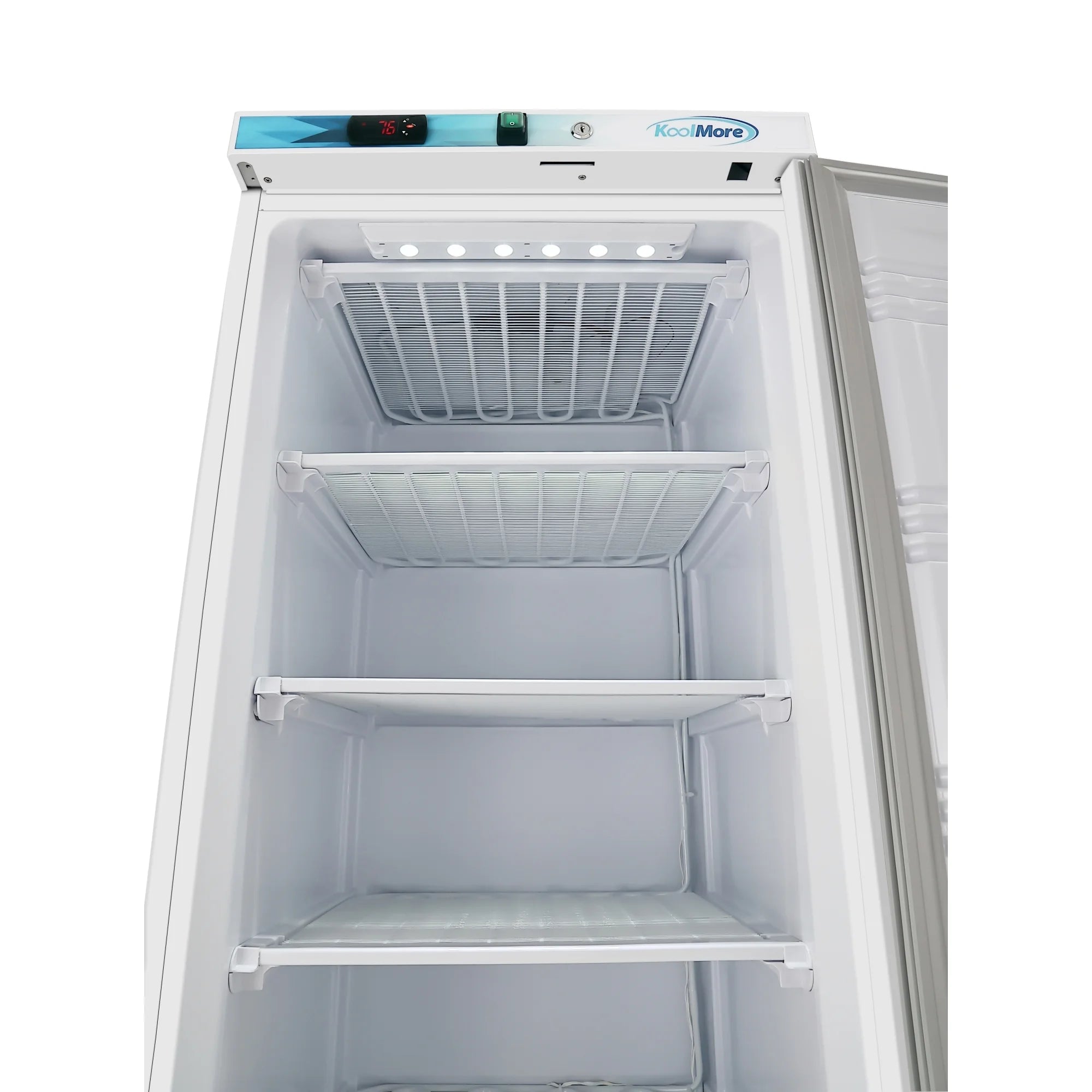 12 Cu. ft. Commercial Reach in Freezer in White Manual Defrost (KM-FMD12WH)