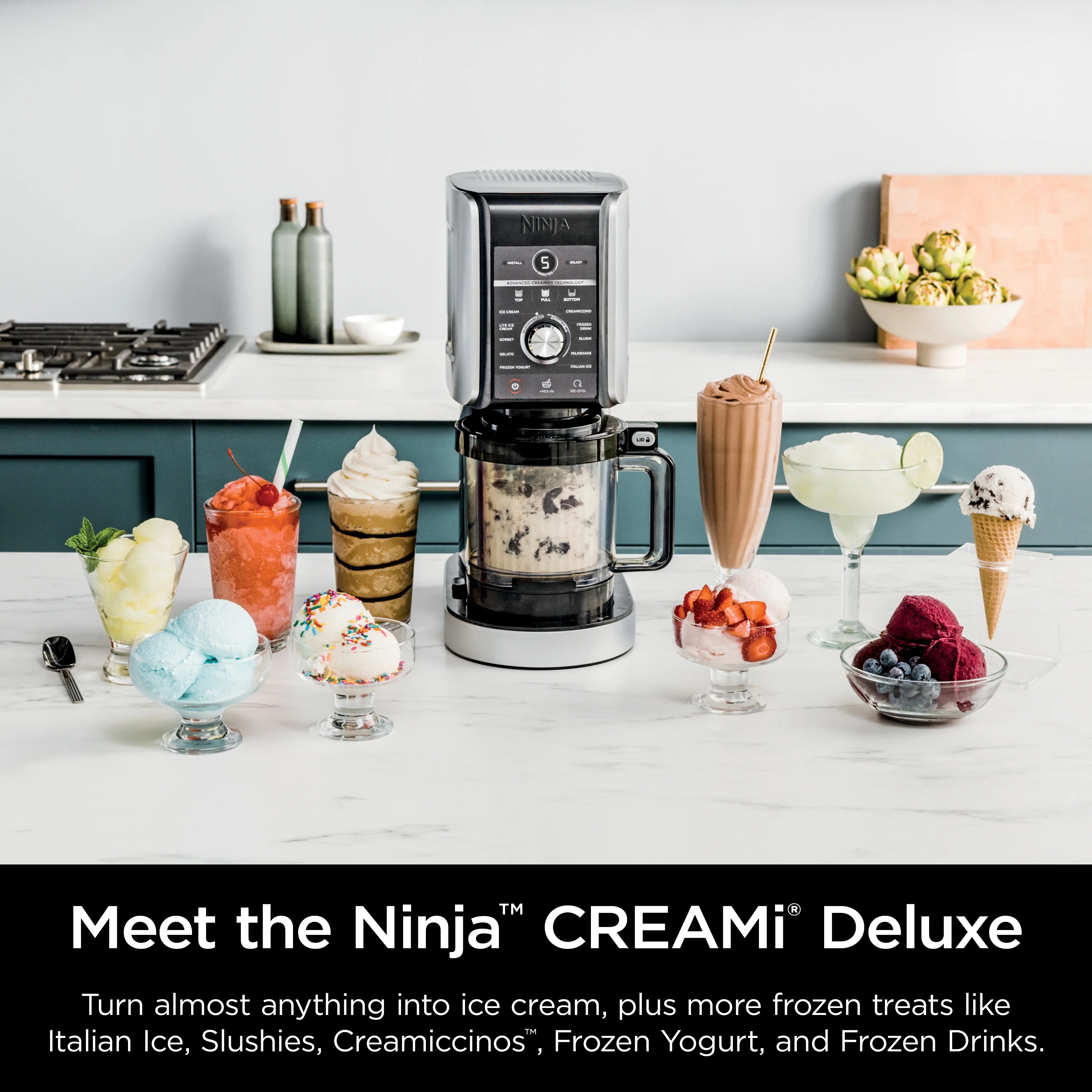Ninja CREAMi Deluxe 11-in-1 Ice Cream and Frozen Treat Maker, NC501