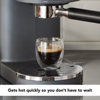 KitchenAid Semi-Automatic Espresso Machine, Charcoal Grey, KES6403