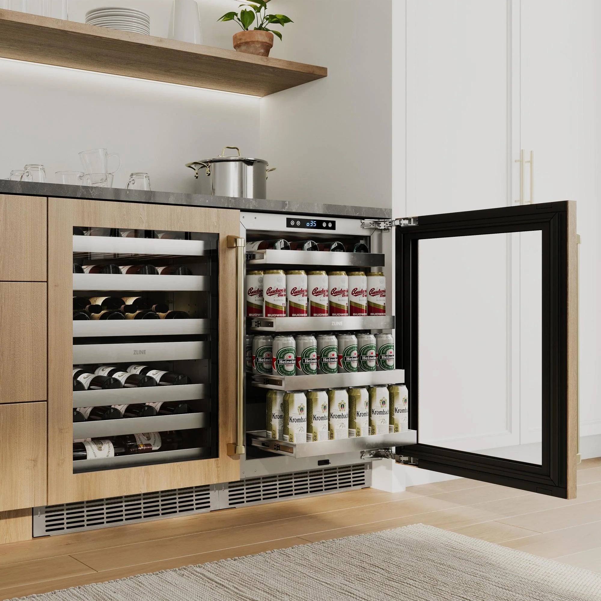 ZLINE Autograph Edition 48" 6.0 cu. ft. Dual Fuel Range with Gas Stove and Electric Oven in Stainless Steel with Champagne Bronze Accents (RAZ-48-CB)