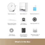 MOVA P50 Pro Ultra Robot Vacuum Cleaner Removable&Liftable Mop,Anti-Tangle,Self Drying&Cleaning