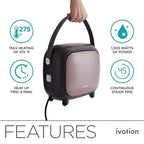 Steam Cleaner, Powerful Multipurpose Steamer w/ 18 Accessories, Chemical-Free Cleaning and Sanitizing for Floor, Tiles, Car Detailing, Wallpaper, Grout, Bed Bugs, Clothes, Curtains and Carpet