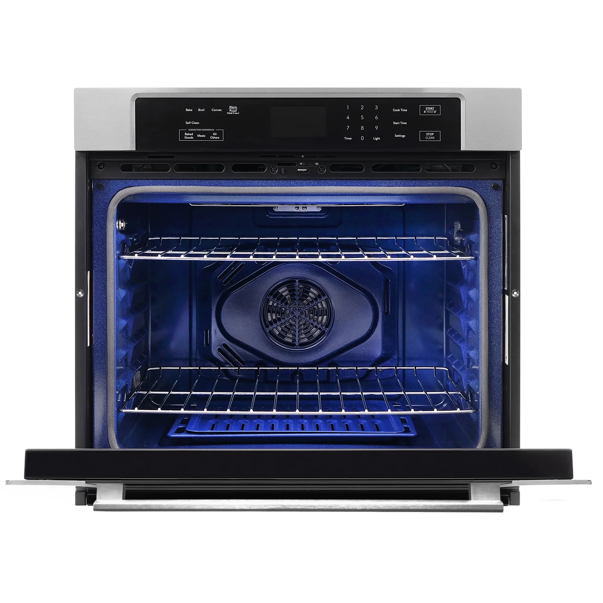 Cosmo 3 Piece Kitchen Appliance Package With 36" Electric Cooktop 36" Wall Mount Range Hood 24" Single Electric Wall Oven Kitchen Appliance Bundles