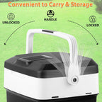 WOLEGEDO Portable RV Refrigerator 28 Qt(26L) Electric Cooler and Warmer 12V Mini Fridge for Car Camping, Fishing, Work Beach Picnic 29L