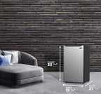 Danby 4.4 cu. ft. Diplomat Compact Refrigerator Spotless Steel DCR044B1SLM