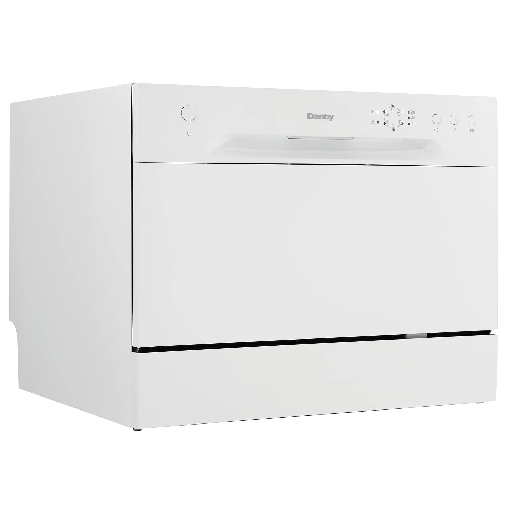 Danby 6 Place Setting Countertop Dishwasher in White (DDW621WDB)