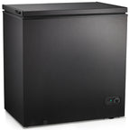 LHRIVER 7.0 cu. ft. Chest Deep Freezer with Adjustable Temperature, Free Standing Top Open Door Compact Freezer with 3 Removable Basket for Kitchen, Home, Bar, Garage, Office