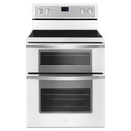 Whirlpool 30�� 6.7 cu ft Double Oven Gas Range in Stainless Steel
