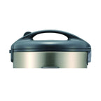 Tiger JNP-S10U 5.5 Cup Capacity White Rice Cooker with Spatula and Measuring Cup with Bowl and Spoon