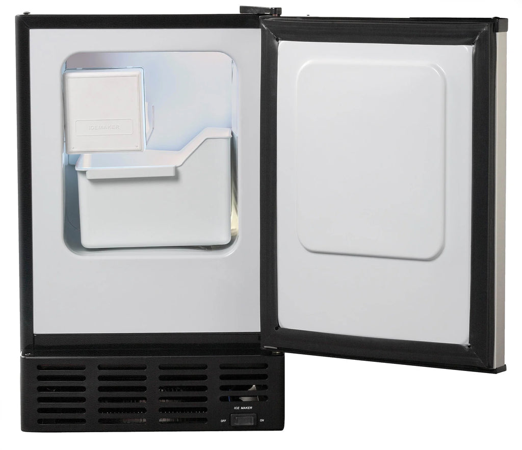 Sunpentown Under-the-Counter Thermo-Electric Ice Maker, Stainless Steel