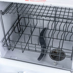 SHZICMY Portable Countertop Dishwasher Air Drying 5 Programs w/ 7L Water Tank Deep Cleaning