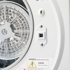 GYM25-78 Compact Portable Household clothes Dryer 1.6cuft with Stainless Steel Drum Black and White 120V MECHANICAL Control ETL Certification