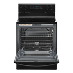 Whirlpool 30 in. 5.3 cu. ft. 4-Burner Electric Range in Black with Storage Drawer