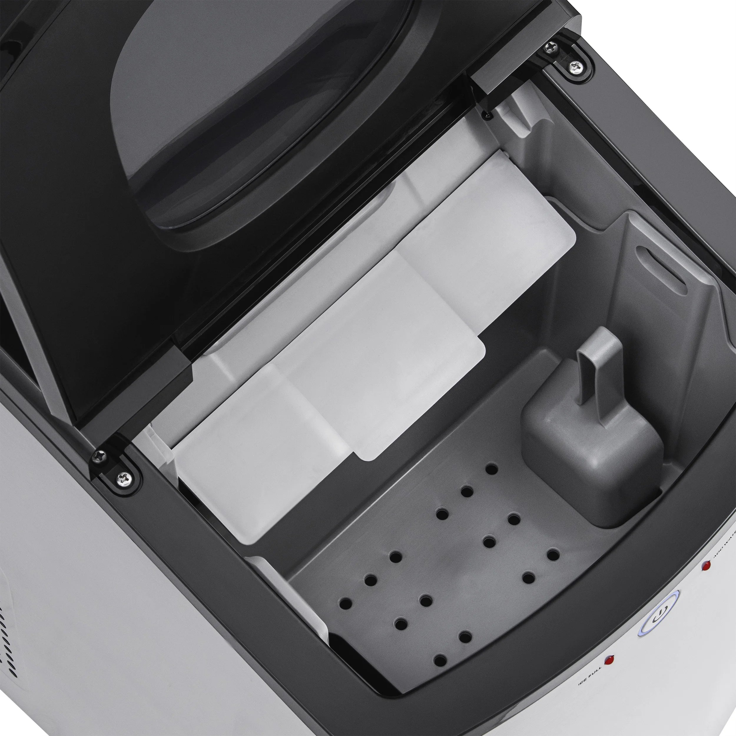 Newair 45lb. Nugget Countertop Ice Maker, Self-Cleaning, Silver
