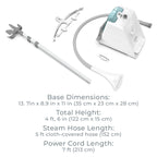 Pure Enrichment PureSteam Pro Upright Clothes Steamer - Professional Standing Garment Steamer & Foot Pedal - Half Gallon Tank with 1 Hr of Sanitizing Steam at 4 Heat Levels that Heats in 45 Seconds