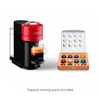 Breville Vertuo Next Coffee and Espresso Maker in Light Gray plus Aeroccino3 Milk Frother in Black
