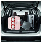 4L Mini Compact Refrigerator - Portable 6-Can Cooler and Warmer for Skincare, Beverages, Home, Office, and Car Use - Perfect Gift Idea with Versatile Temperature Control and Space-Saving Design