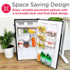 Frigidaire EFR376-C-PINK 3.2-Cu.-Ft. 65-Watt Retro Bar Fridge with Side Bottle Opener (Pink)