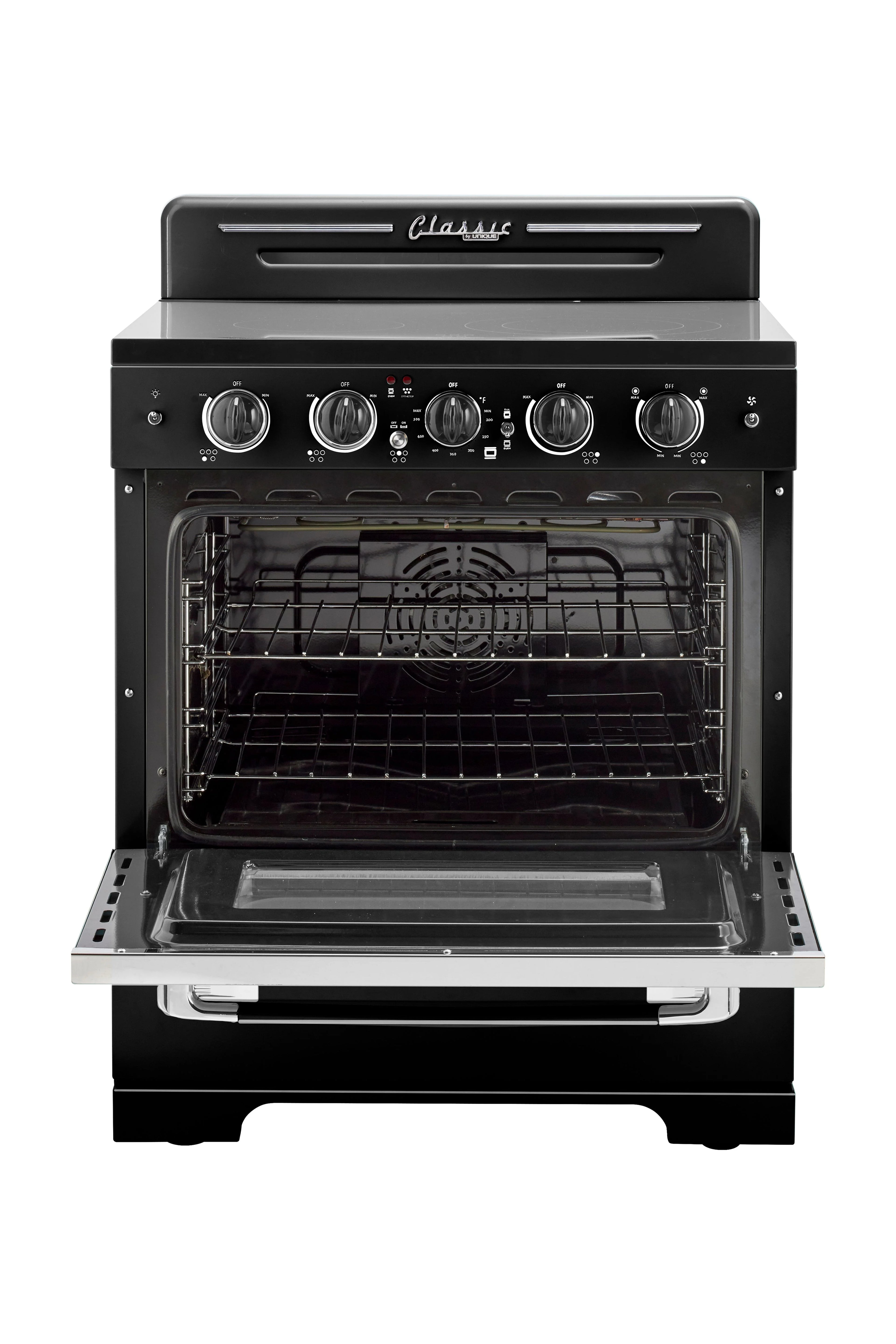 Unique Appliances Oven 30.0 in 3.9 cu/ft Electric Freestanding Range in Marshmallow White