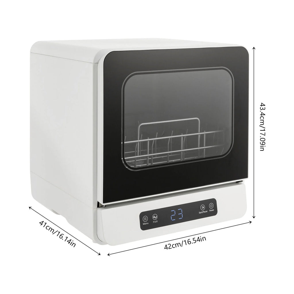 590W Modern Countertop Dishwasher, Compact Dishwasher, Household Kitchen Mini Dishwasher