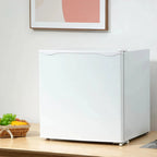 Resenkos 1.1 Cu.Ft Countertop Mini Freezer, Compact Upright Freezer with Removable Shelves, Red