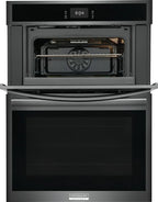 Frigidaire Gallery GCWM3067AD 30 inch Black Stainless Wall Oven and Microwave Combination