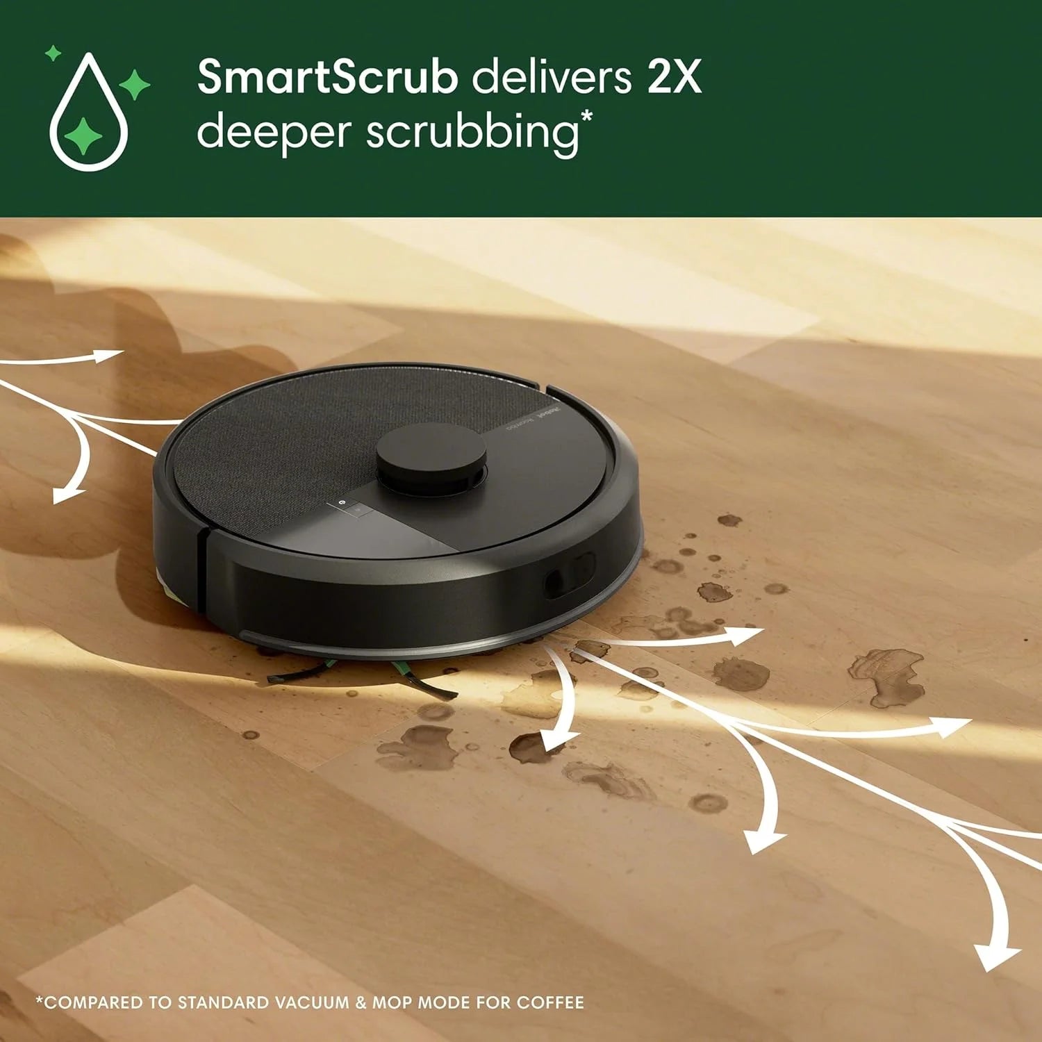 iRobot Roomba 105 Combo Robot Vacuum & Mop LiDAR, Alexa, Strong Suction - NEW