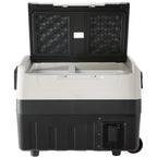 BENTISM Car Refrigerator 58Qt, 12v Portable Freezer with  Dual Zone, 12/24V DC & 110-240V AC Electric Cooler with -4a??-50a?? Cooling Range, for Car Truck Vehicle RV Boat