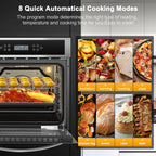 Sunmaki Single Wall Oven 24" Built-in Electric Ovens with 11 Functions 8 Automatic Recipes
