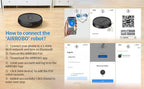 AIRROBO P20 Robot Vacuum Cleaner, Anti Collision and Avoid Falling