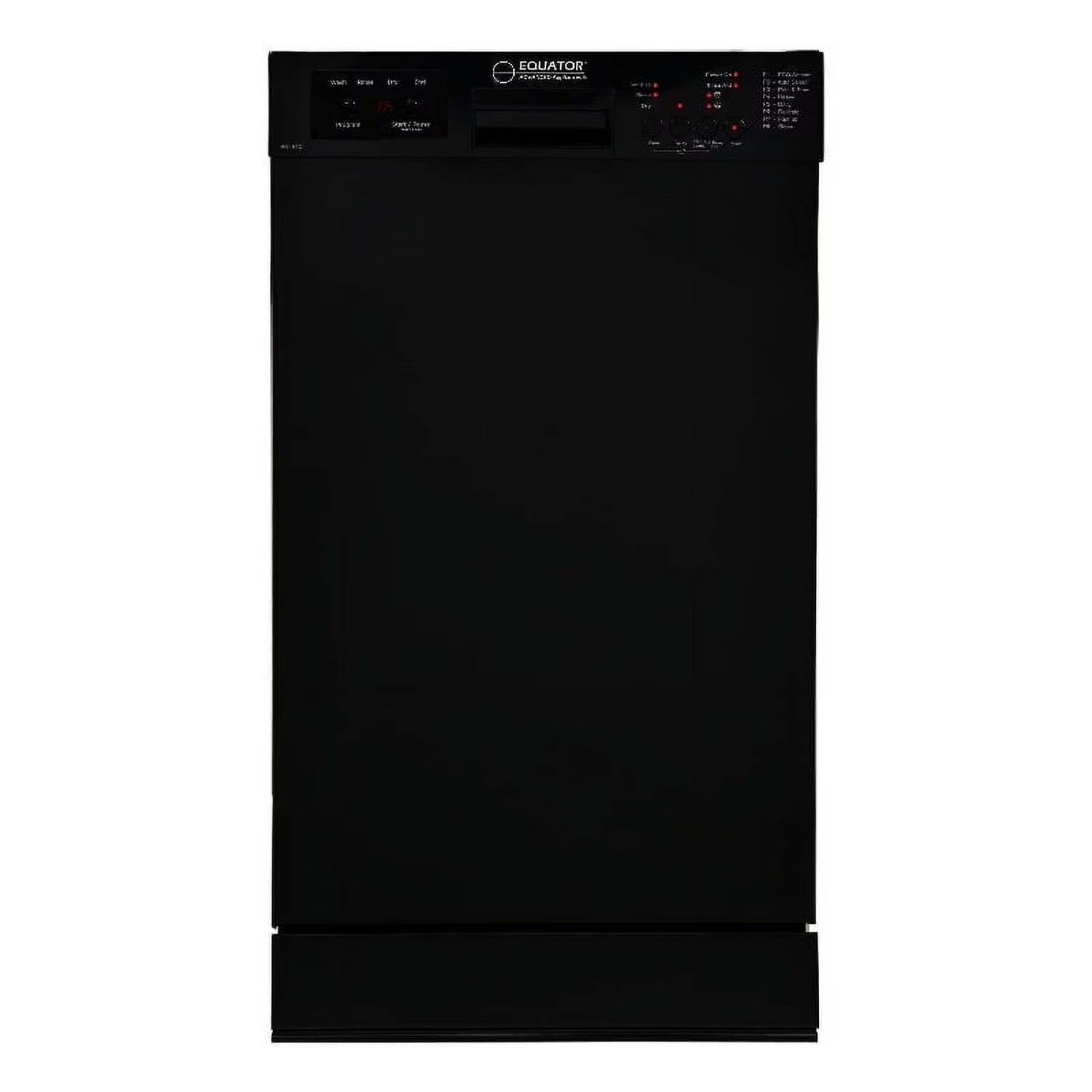 Equator 18"Dishwasher Europe ADA Builtin 10 Place Sani Delay 1/2 Load 51dB
