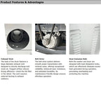 Commercial Coin Operated Washer Dryer Combo Double-layer Washing and Drying Machine 220V 1PH
