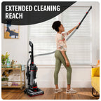 Dirt Devil Upright Vacuum, Multi-Surface Total Pet, Pet Friendly, Powerful Suction, Pet Tool Kit, Large Capacity, Height Adjustable, Hard Floor and Carpet, UD76410V, Red/Black