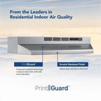 Broan 24 Inch Stainless Steel ADA Capable Non Ducted Under Cabinet Range Hood