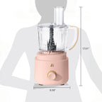 Beautiful 10-Cup Food Processor with Accessories, White Icing by Drew Barrymore
