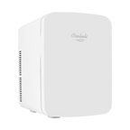 Cooluli Infinity Black 15 Liter Compact Portable Cooler Warmer Mini Fridge for Bedroom, Office, Dorm, Car - Great for Skincare & Cosmetics (110-240V/12V)