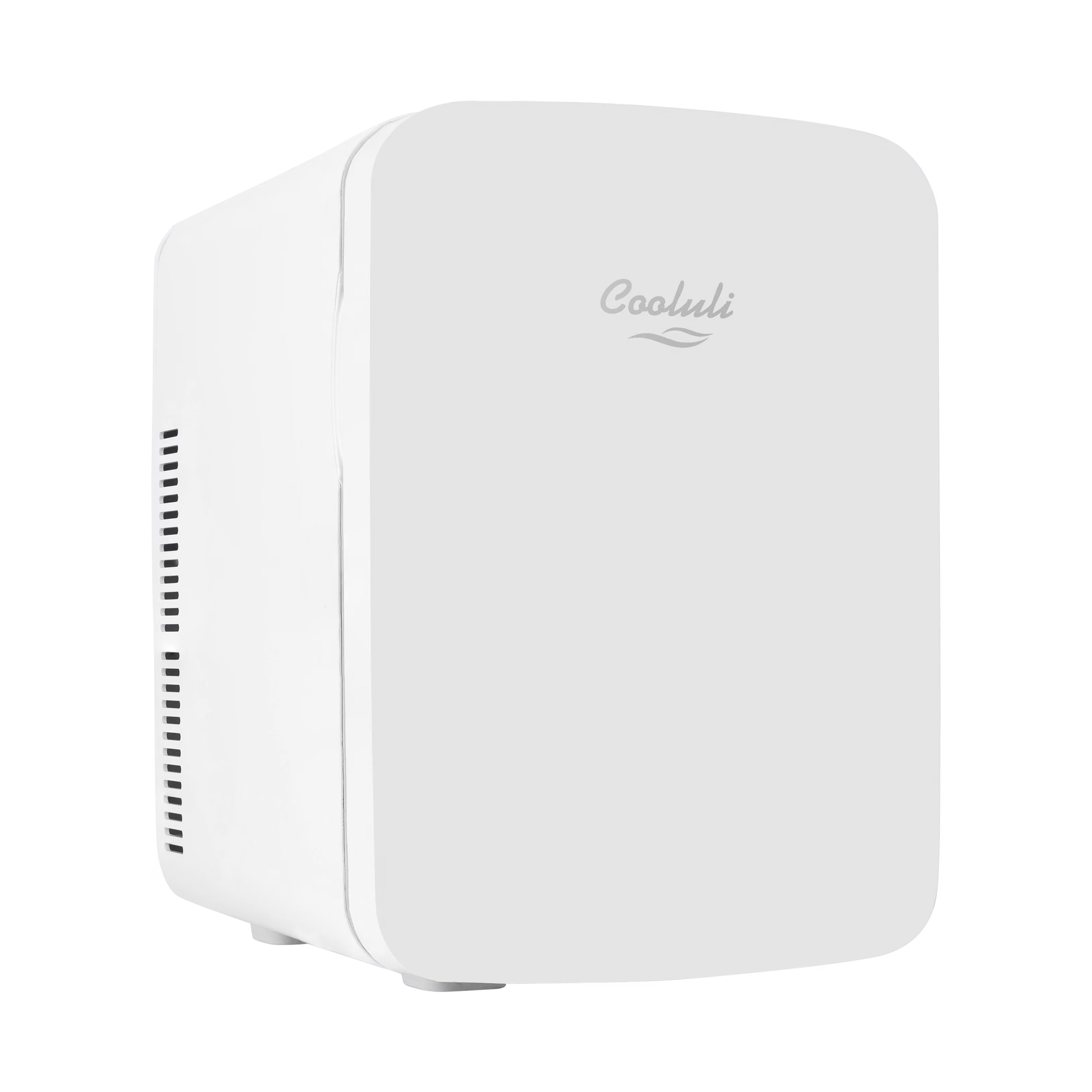 Cooluli Infinity Black 15 Liter Compact Portable Cooler Warmer Mini Fridge for Bedroom, Office, Dorm, Car - Great for Skincare & Cosmetics (110-240V/12V)
