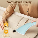 Advwin 2000W Garment Steamer for Clothes Standing, 10 Steam Levels, 2.7L Water Tank, Commercial and Household Use (Gold)