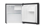 Hisense 1.6 Cu ft Single Door Mini Fridge, Black, Energy Star, 1 Year Warranty, WMS017M6XBE New
